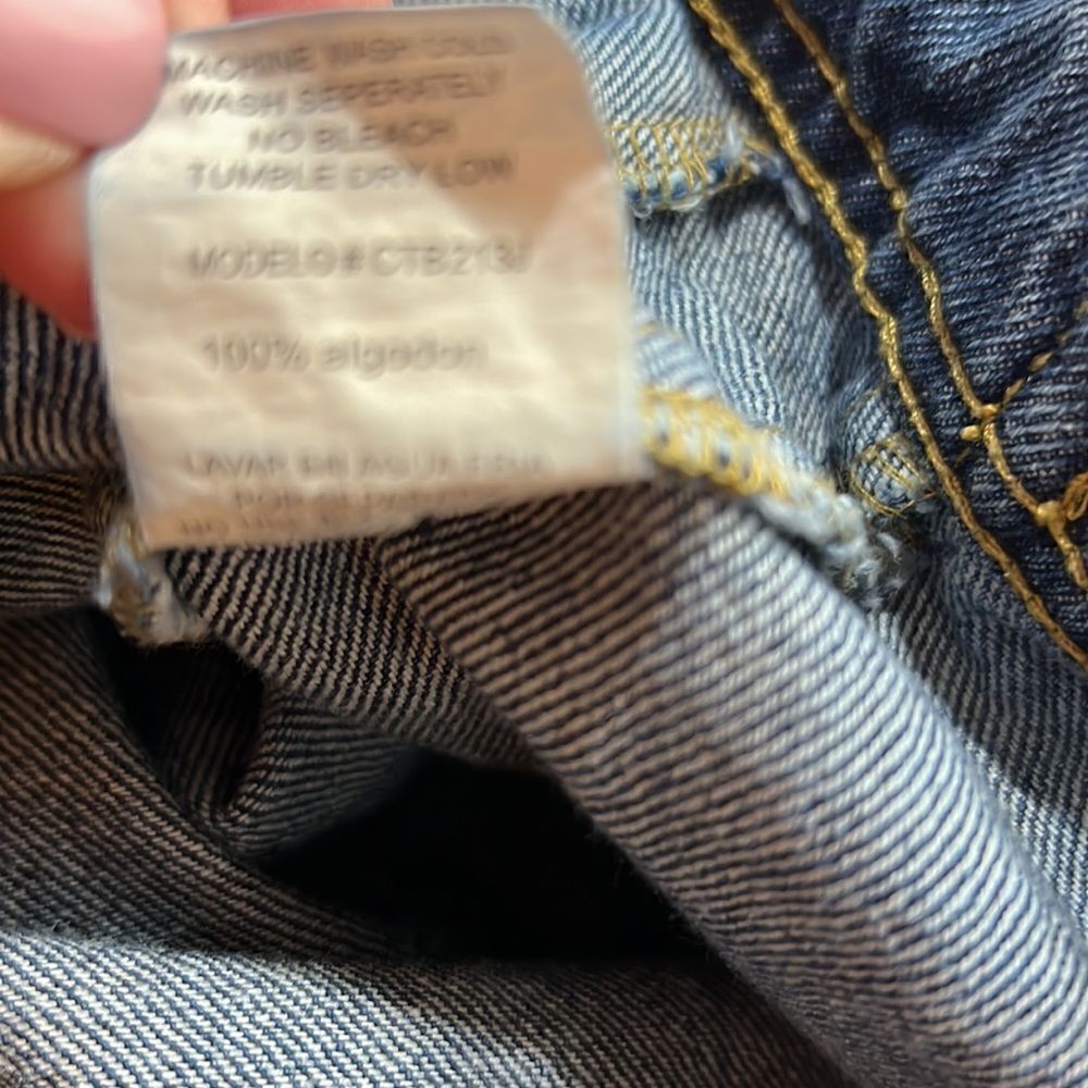 C’est Toi Black Label Blue denim jean jacket cotton size large EUC - Picture 14 of 14